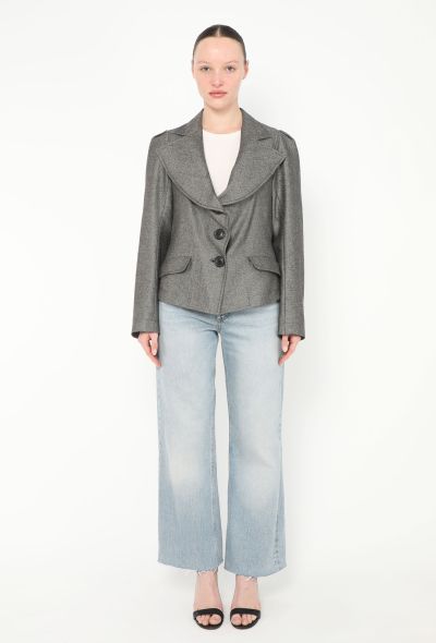 Vivienne Westwood '90s Anglomania Sculpted Lapel Blazer - 2