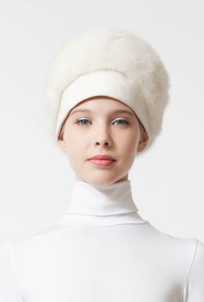                                         1967 Haute Couture Mink Hat-1