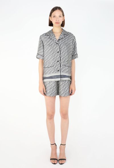 Dior 2021 Monogram Silk Pyjama Set - 1