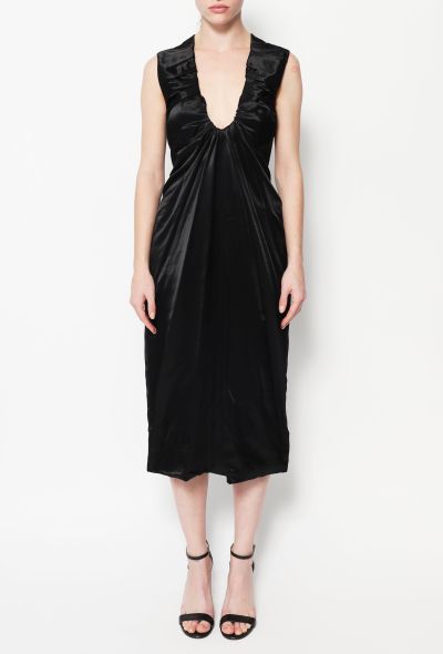                                         2019 Ruched Charmeuse Dress-2