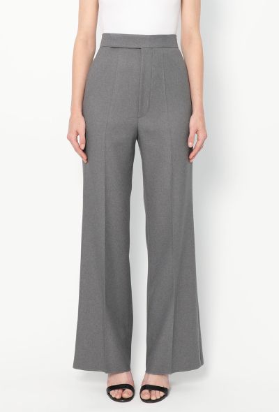 Céline Classic Flared Crêpe Trousers - 2 Céline Classic Flared Crêpe Trousers - 2