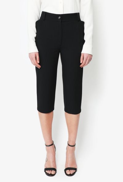 Chanel 2021 Crêpe Capri Pants - 2 Chanel 2021 Crêpe Capri Pants - 2