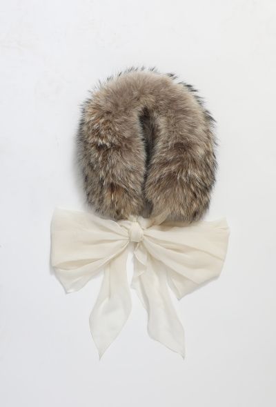 Hermès Vintage Fur Silk Scarf - 2 Hermès Vintage Fur Silk Scarf - 2