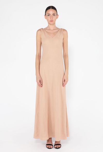 Loro Piana Callie Linen Bias-Cut Dress, 2022 - 2