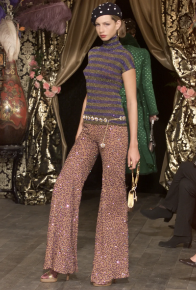 Dolce & Gabbana F/W 2000 Iridescent Knit Slip Dress - 2