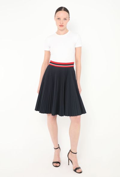 Prada 2014 Striped Pleated Skirt - 1 Prada 2014 Striped Pleated Skirt - 1