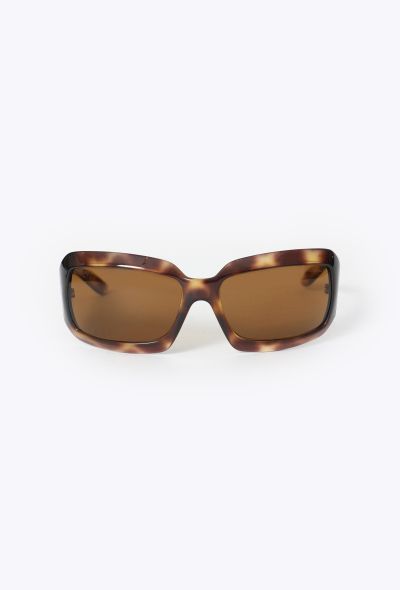 Chanel '90s Tortoiseshell 'CC' Sunglasses - 1
