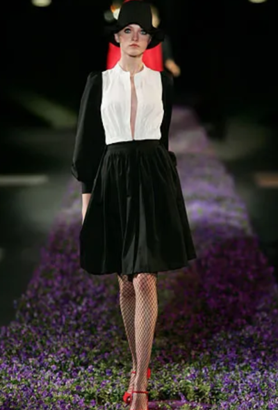 Saint Laurent S/S 2007 Buttoned Cotton Smock Dress - 2