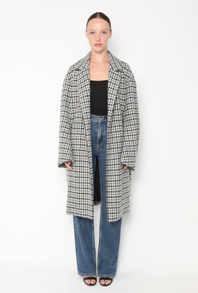 Loro Piana 2020 Belted Cashmere Houndstooth Coat - 2 Loro Piana 2020 Belted Cashmere Houndstooth Coat - 2