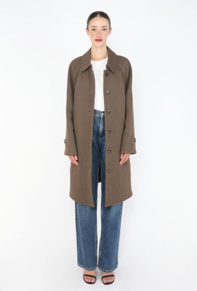 Chanel Vintage Twill 'CC' Car Coat - 2