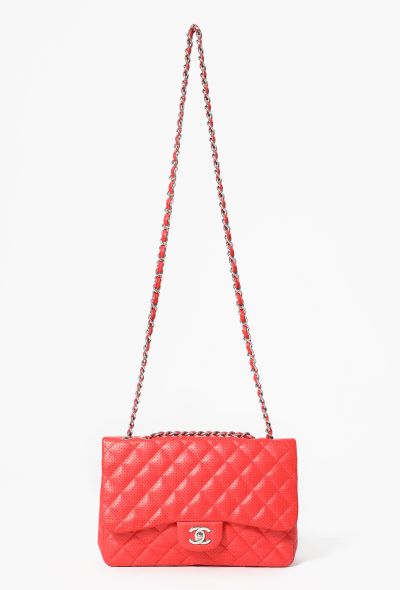 Chanel Perforated Jumbo Timeless Flap Bag - 1 Chanel Perforated Jumbo Timeless Flap Bag - 1