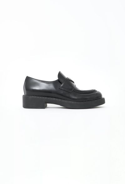 Prada 2020 Brushed Leather Loafers - 1
