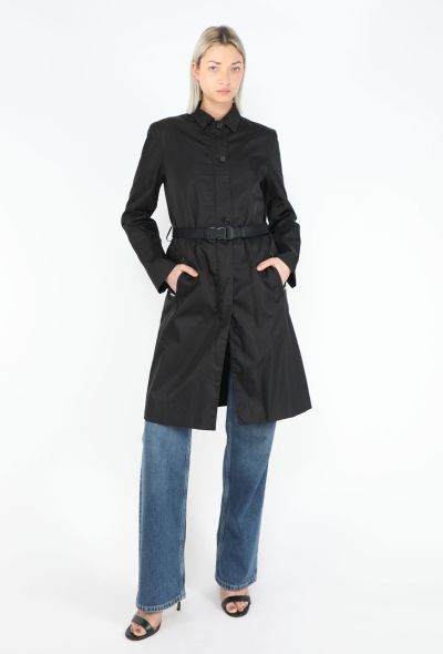 Prada Mid '90s Belted Nylon Coat - 1