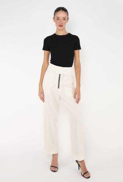 Céline S/S 2016 Silk Belted Trousers - 1 Céline S/S 2016 Silk Belted Trousers - 1