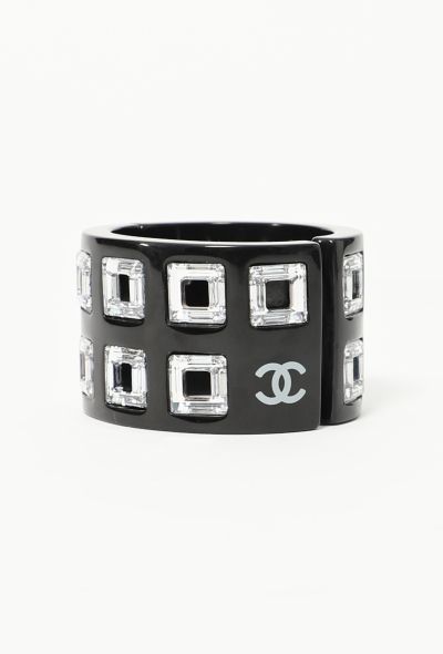 Chanel 2005 Lacquered Cut-out 'CC' Cuff - 1 Chanel 2005 Lacquered Cut-out 'CC' Cuff - 1