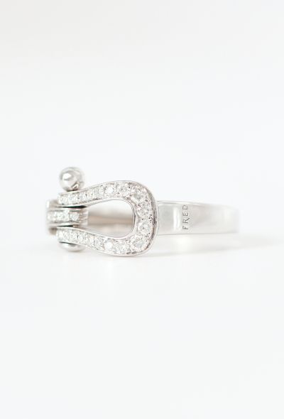 Fred 18k White Gold & Diamond Force 10 Ring - 2 Fred 18k White Gold & Diamond Force 10 Ring - 2