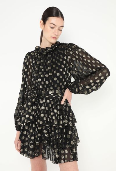 Dolce & Gabbana 2019 Lamé Polka Dot Dress - 1 Dolce & Gabbana 2019 Lamé Polka Dot Dress - 1