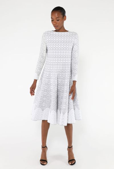 Alaïa S/S 2016 Graphic Skater Dress - 1 Alaïa S/S 2016 Graphic Skater Dress - 1