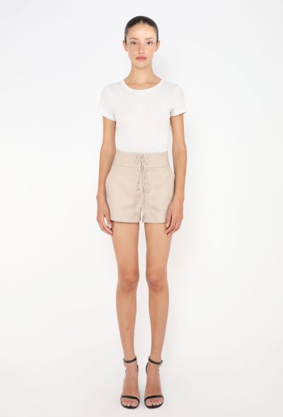 Louis Vuitton Gabardine Lace-up Shorts - 2 Louis Vuitton Gabardine Lace-up Shorts - 2