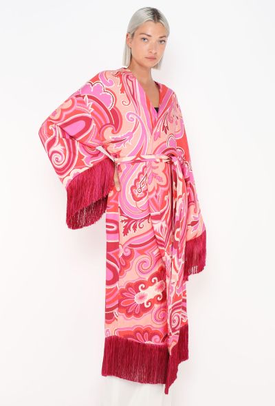 Etro Resort 2023 Belted Silk Kaftan - 1