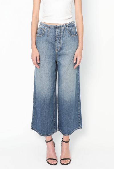Alaïa 2022 Wide-Leg Frayed Jeans - 2 Alaïa 2022 Wide-Leg Frayed Jeans - 2