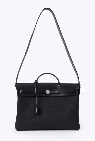 Hermès Toile & Vache Hunter Zip Herbag 39 - 1