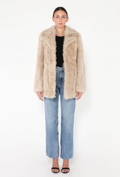 Saint Laurent Pre-Fall 2024 Shearling Fur Coat - 1 Saint Laurent Pre-Fall 2024 Shearling Fur Coat - 1
