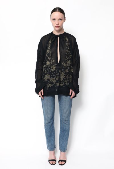                                         Embroidered Floral Tunic-2