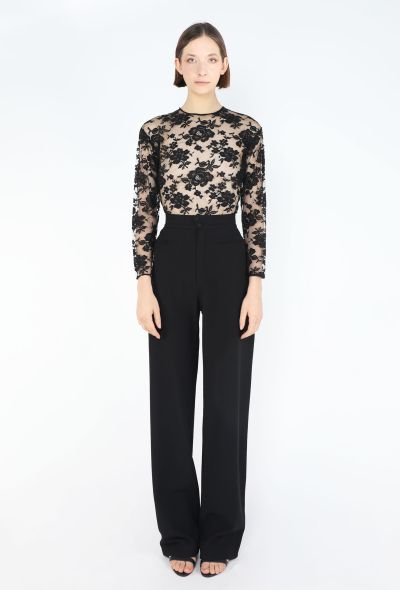 Dior Vintage Chantilly Lace Bodysuit - 2