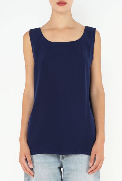 Saint Laurent 1995 Crêpe Tank Top - 1 Saint Laurent 1995 Crêpe Tank Top - 1