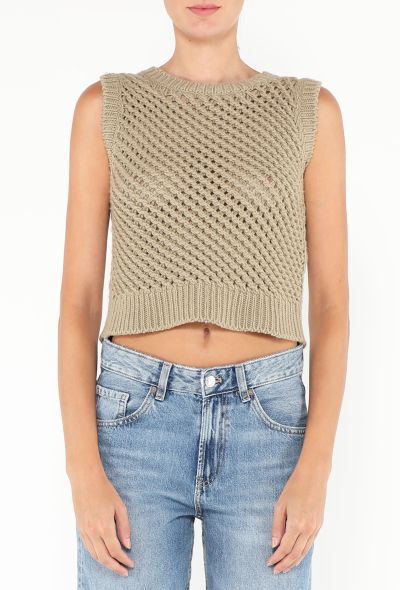 Dior F/W 2022 Cashmere Crochet Top - 1 Dior F/W 2022 Cashmere Crochet Top - 1