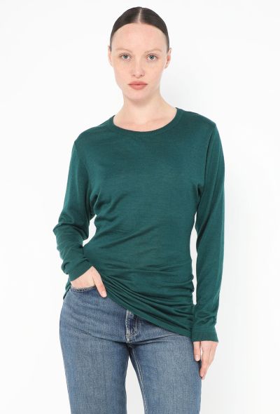 Alaïa Vintage Ribbed Trim Tunic - 1 Alaïa Vintage Ribbed Trim Tunic - 1