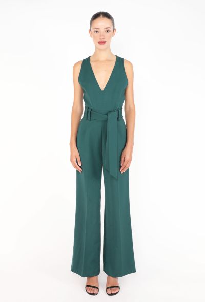 Gabriela Hearst Flared Belted Jumpsuit, Resort 2017 - 1
