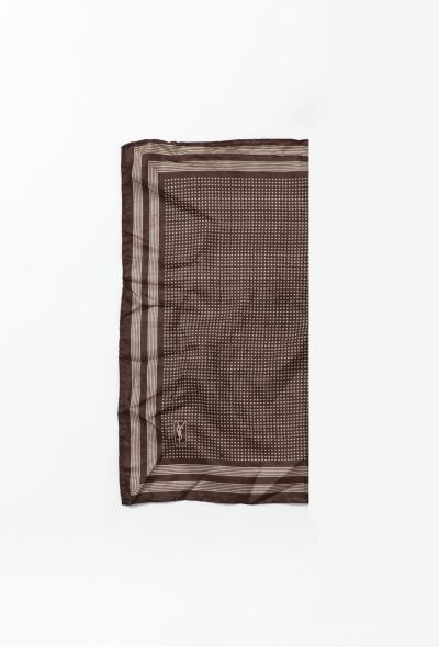                                         Vintage Printed Silk Handkerchief-1
