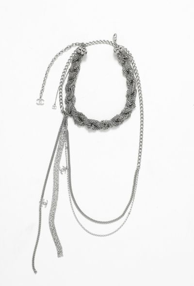 Chanel Twisted Chainlink 'CC' Necklace - 2