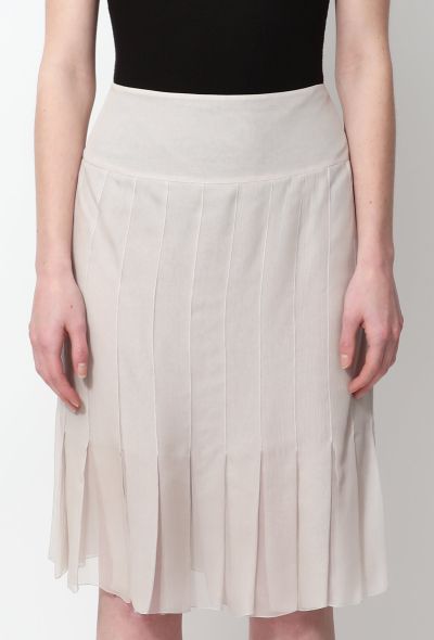                             2004 Silk Pleated Skirt - 2