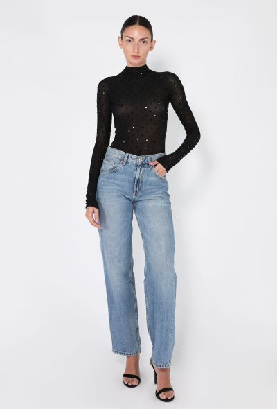 Alaïa Crystal Embellished Bodysuit, 2022 - 2