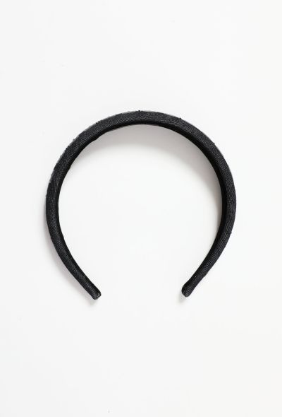 Exquisite Vintage Alexandre de Paris Denim Headband - 1