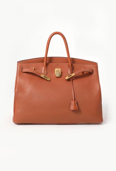 Hermès '90s Brique Clémence Birkin 40 - 2