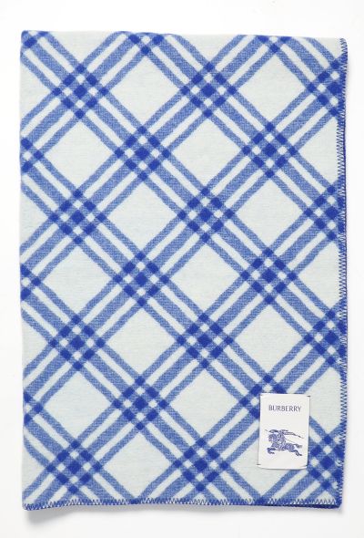                             F/W 2023 Checkered Wool Blanket - 1