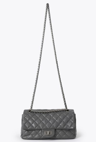Chanel Grey 2.55 Medium Flap Bag - 2 Chanel Grey 2.55 Medium Flap Bag - 2