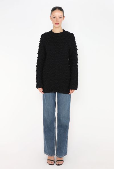 Comme des Garçons 2022 Bouclé Knit Oversized Sweater - 2