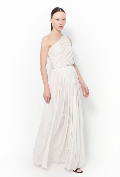                             Georges Rech '80s Grecian Draped Gown - 2