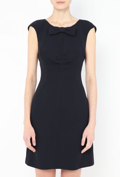 Chanel S/S 2008 Bow Brooch Silk Dress - 1 Chanel S/S 2008 Bow Brooch Silk Dress - 1