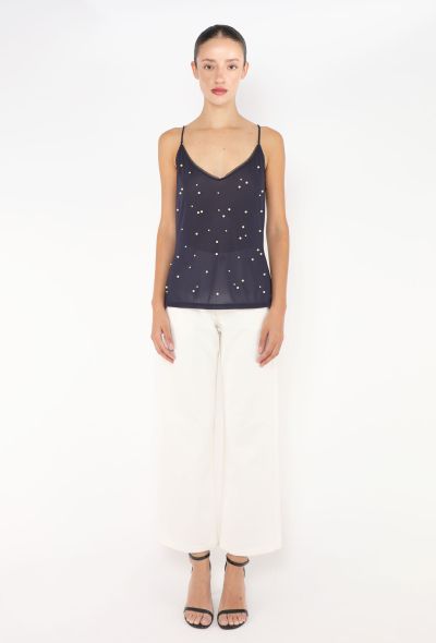 Chanel 2014 Pearl 'CC' Camisole - 2 Chanel 2014 Pearl 'CC' Camisole - 2