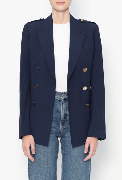 Maison Margiela 2004 Crêpe Captain's Blazer - 2