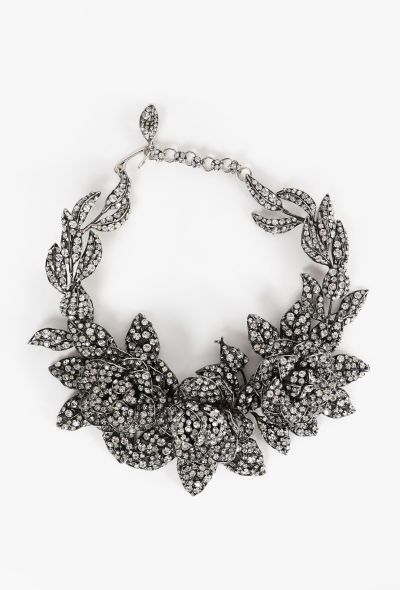 Iradj Moini Swarovski Rose Necklace, 1998 - 2