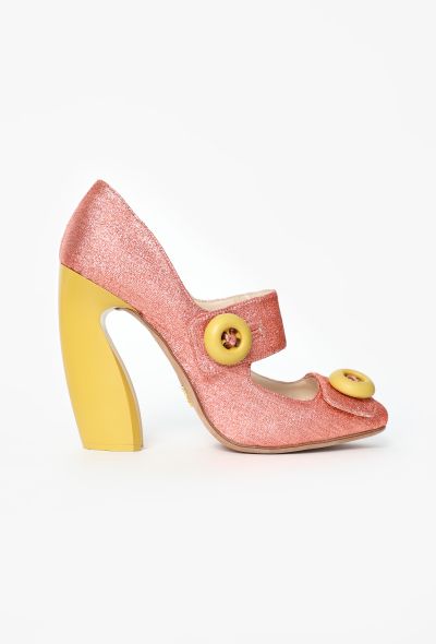 Prada F/W 2011 Iridescent Mary Jane Pumps - 1