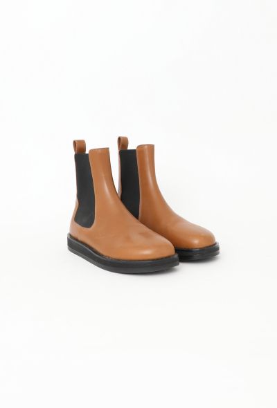 The Row 2020 Gaia Leather Gored Boots - 2
