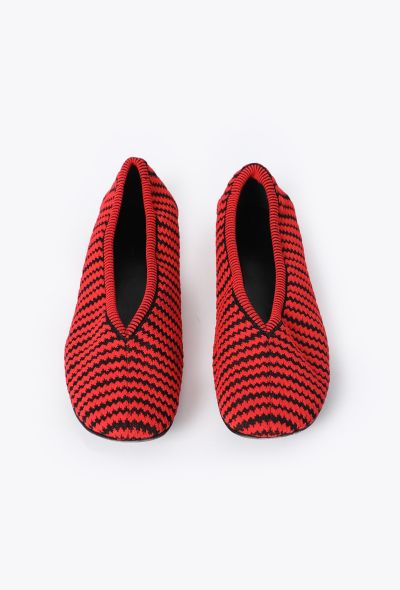 Céline 2016 Chevron Knit Flats - 2 Céline 2016 Chevron Knit Flats - 2
